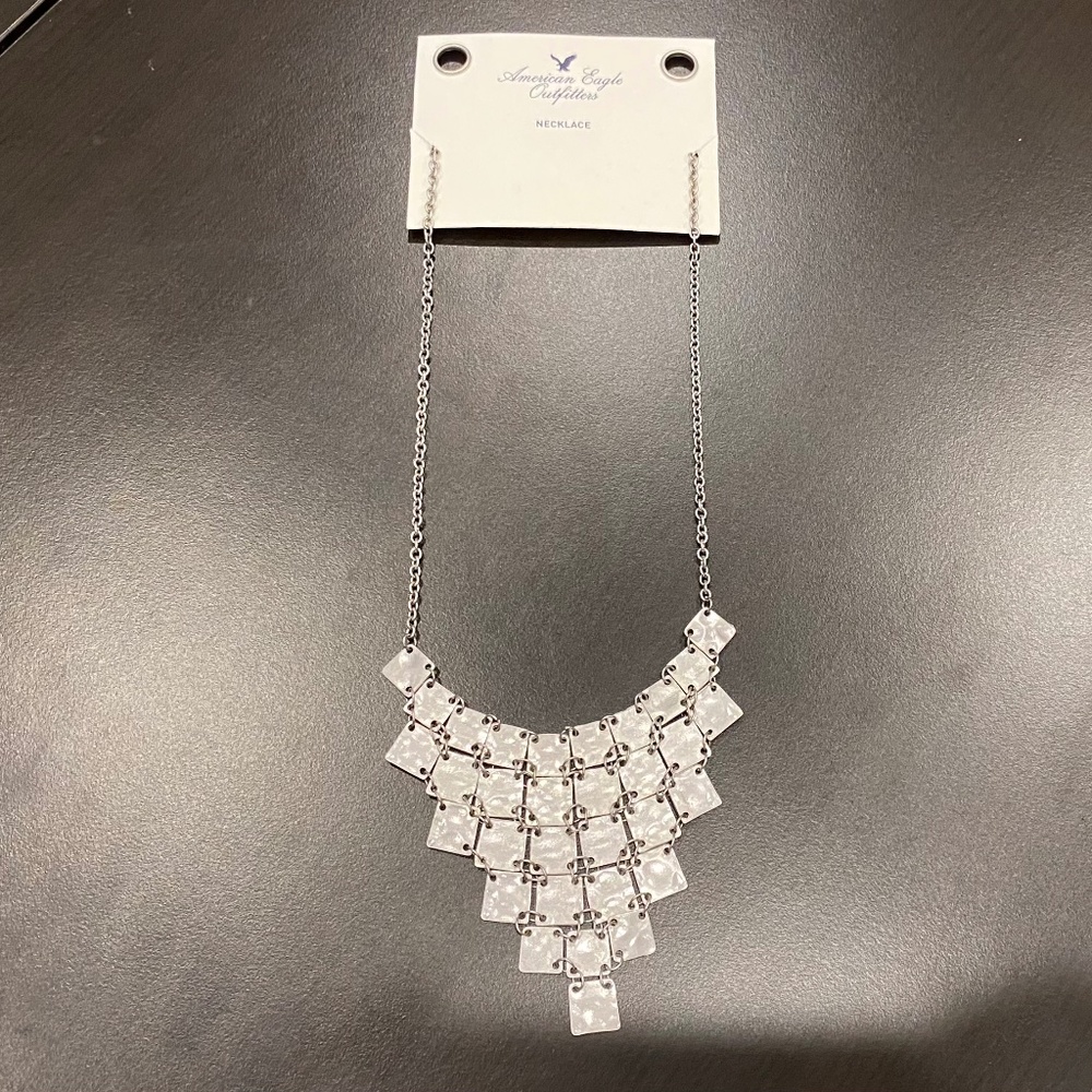 American Eagle Silver Necklace
